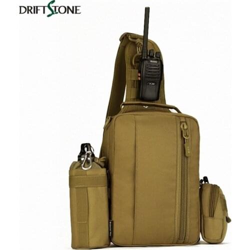 Molle Crossbody Nylon Bag Tactical Military Backpack 10 Inches Tablet Rucksacks Fishing Camping Hunting Sport Hand Bag
