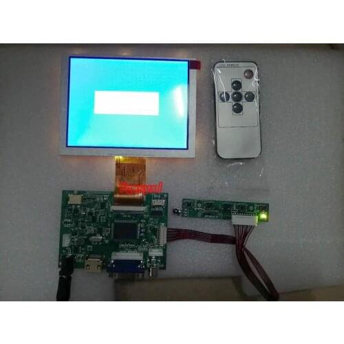 Yqwsyxl ZJ050NA-08C 5 inch LCD Screen 640x480 display with HDMI VGA AV LCD Control Board