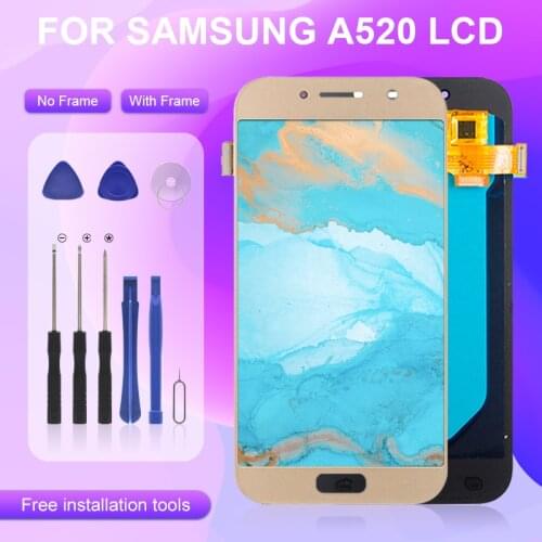 Catteny Promotion For Samsung Galaxy A5 2017 Lcd A520 Display With Touch Panel Screen Digitizer Assembly A520F Lcd+Tools