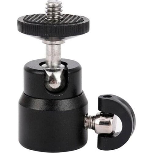 1pc New For Camera Tripod Led Light Flash Tripod Bracket Holder Mount 1/4 Hot Shoe Adapter Cradle Ball Head