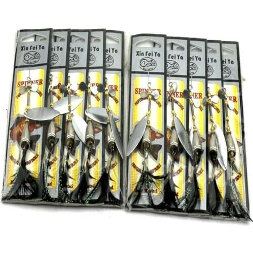 10pcs/lot Fishing Lures brand composite sequins Hot Hot explosion of hot metal box e-businessmen essential bait