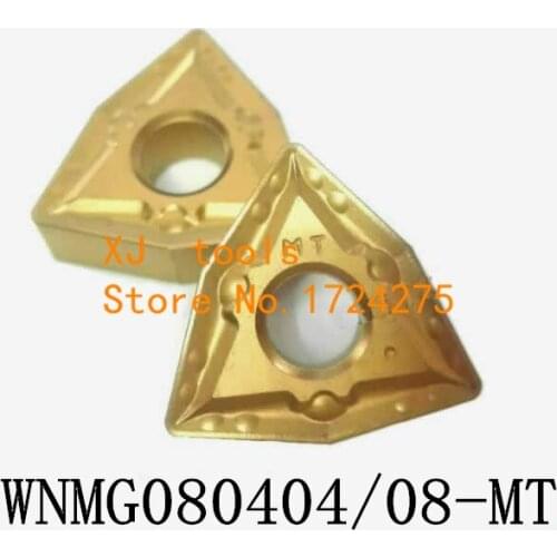 10PCS WNMG080404-MT/WNMG080408-MT carbide CNC inserts,CNC lathe tool,apply to steel processing,insert WWLNR,Good wear resistance