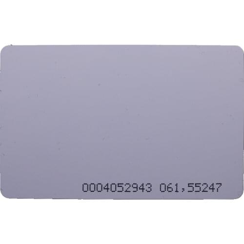 125Khz rfid EM4100 TK4100 EM ISO Card for access control system and Time Attendance