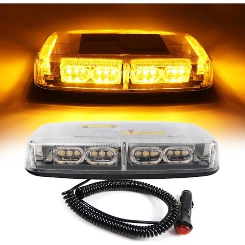 36 LED Roof Top Amber Yellow Red Blue Green Car Truck Flashing Warning Emergency Flasher Strobe Light Bar 12V 24V