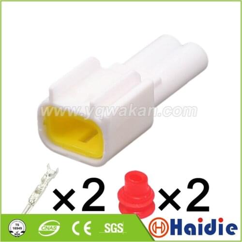 Free shipping 5sets 2pin automotive Ford Fox Mondeo High Pressure Pack Ignition Coil Plug waterproof cable connector FW-C-2M-B