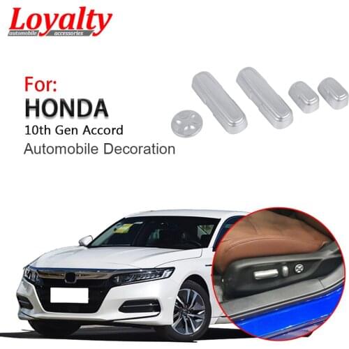 Loyalty for Honda Accord 10th Gen 2018 2019 2020 Seat Adjustment Cover Trim ABS Matte Car Styling Auto Accessories
