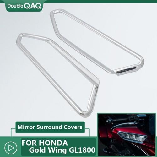 For HONDA Goldwing GL1800 2018 2019 2020 Chrome Decorative cover Mirror Surround