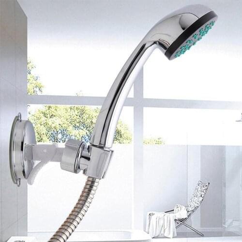 Hot Family Bathroom Tools Shower Head Holder Bathroom Wall Mount Suction Bracket