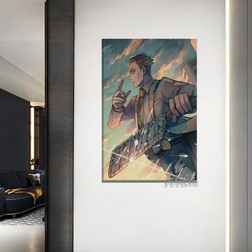 Kento Nanami Jujutsu Kaisen Anime Canvas Home Decor Prints Dorm Living Room Bedroom Painting Wall Art Decoration Poster