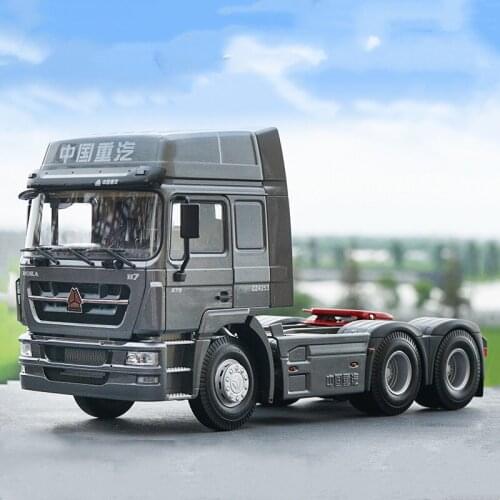 1/24 alloy die-casting simulation car model Sinotruk Hauka H7 tractor adult collection childrens toys gifts family display