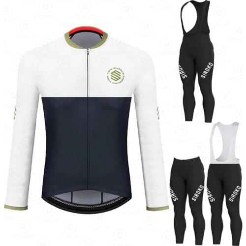 2021 New Autumn long sleeve Cycling Jersey SIROKO Spring Racing Bike Cycling Suit MTB Men Bicycle Cycling Clothing Ropa Ciclismo