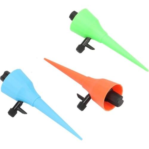 Plastic Adjustable Automatic Self-Watering Dripper Lazy Plant Watering Sprinklers Home Garden Office Watering Device 6Pcs