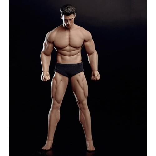 TM01A TM02A 1/12 scale flexible wild muscle man and sexy delicate delicate female body 6 inch movable doll collection gift