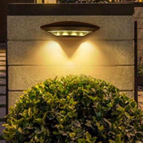 12W Outdoor Garden Balcony Porch Wall Lamp Aisle Corridor Terrace Wall Light Villa Courtyard Exterior Wall Light