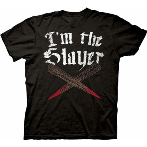 Buffy The Vampire Slayer IM The Slayer Mens T-Shirt (Small) Harajuku Funny Tee Shirt