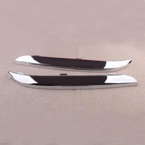 1 Pair New Car Chrome Front Bumper Trim Cover Molding 68127941AB 68127940AB Fit for Chrysler 300 S C Luxury Limited Touring