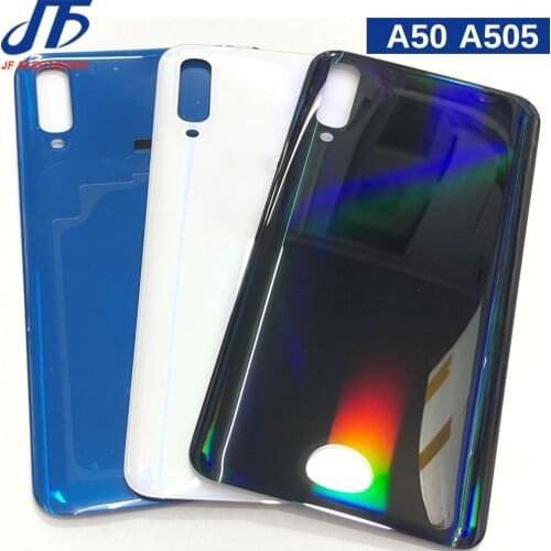 10pcs New A50 Battery Cover For Samsung Galaxy A50 Back Cover Rear Glass Housing Case With Adhesive