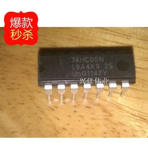 10PCS The new logic chip 74HC00 74HC00N SN74HC00N DIP14