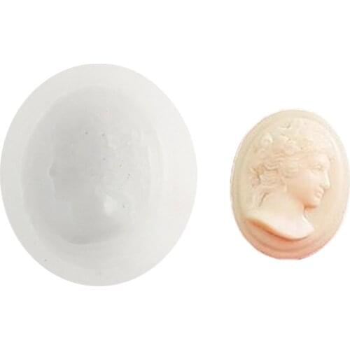 3D Head Portrait Candle Mold Handmade Curly Hair Man Soap Aromatherapy Candle Making Wax Mold Craft Resin Mould