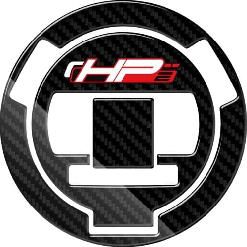 3D Carbon-look Motorcycle Fuel Gas Cap Protector Decals Case for BMW HP2 Sport 2008-2011