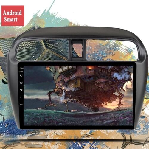 9'' IPS Android 10.0 For Mitsubishi Mirage 2012-2016 Car Radio Multimedia Video Player Stereo Navigation GPS BT Headunit DVD