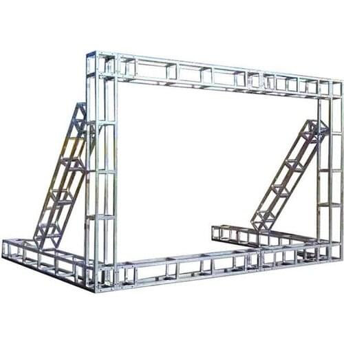 Aluminum Wedding Arch Background Wrought Iron Shelf Decorative Props DIY Round Party Background Shelf Flower with Frame Props