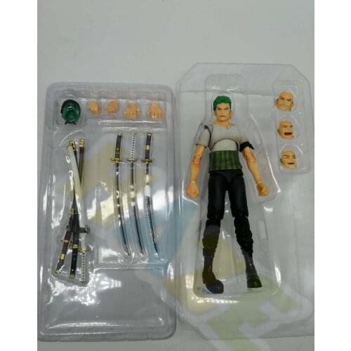 Anime One Piece Roronoa Zoro PVC Figure Model Toy 18cm New
