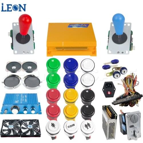 2800 In 1 Arcade Cabinet Diy Kit Pandora Box Cx Happ Arcade Buttons 5 Pin 8 Way Joystick Arcade Sanwa Original Pandora Box Jamma