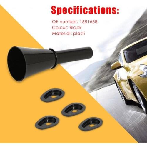 Emergency Fuel Gas Petrol Filler Funnel 1681668 Black for Focus MK2 07-11