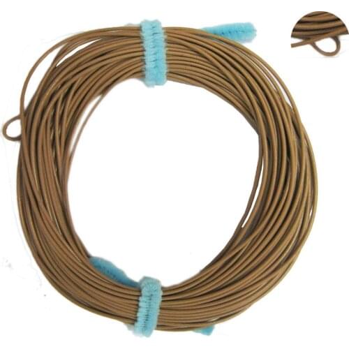 Aventik Sand Brown Sinking Fly Fishing Line 95FT WF6S WF7S WF8S With Welded Loop L