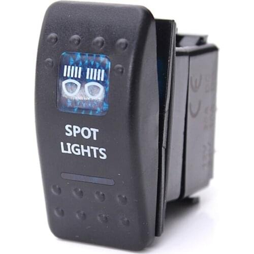 Car Boat ARB Carling Dual LED Back Light Rocker Switch SPST ON-OFF 12/24V CE 10A 3