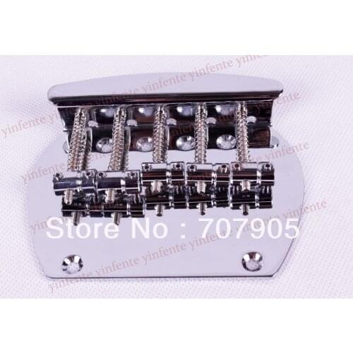 Bass Guitar tailpiece Space Chrome 5 string Vintage Electric bass