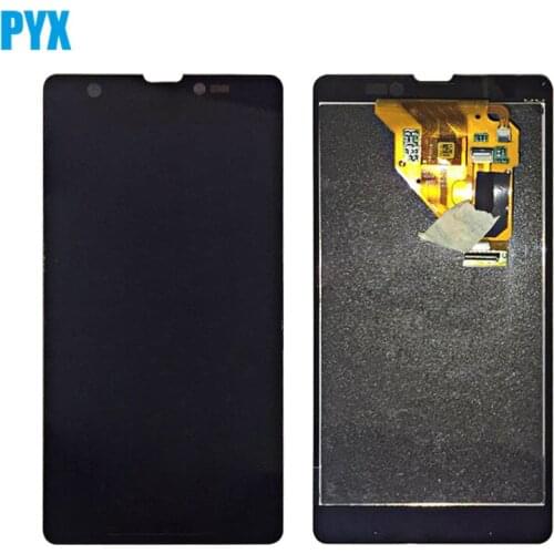 Black For Sony Xperia ZR M36h C5503 C5502 LCD Display With Touch Screen Digitize Assembly Free Shipping
