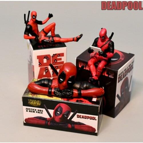 Marvel X-Men Anti-hero Deadpool 6cm Action Figure Model Anime Mini Decoration Collection Figurine Toy Model for Children Gift