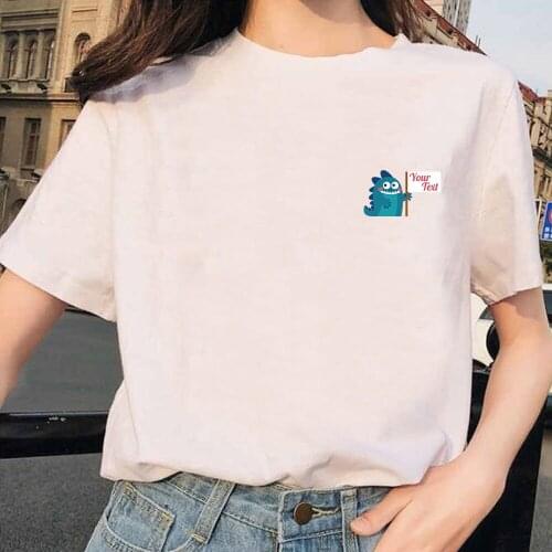 Summer Anime Cartoon Funny Graphic Print T-Shirt Women T Shirt Female Tshirt Harajuku Kawaii Japanese Streetwear Ropa Mujer