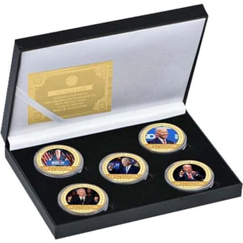 Customize coins 2020 Campaign AMERICA president Donald Trump VS Demograt Joe Biden Commemorative Challenge Gold Plated Coin