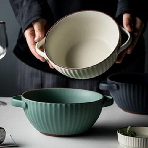 Instant noodle bowl soup bowl ceramic household ins large personality creative Japanese noodle bowl soup bowl large bowl double