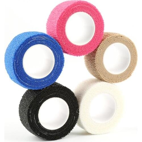 2.5cm*5m High flexibility Bandage Permeability First Aid Sport Gauze Tape High elasticity Emergency Muscle Tape First Aid Tool