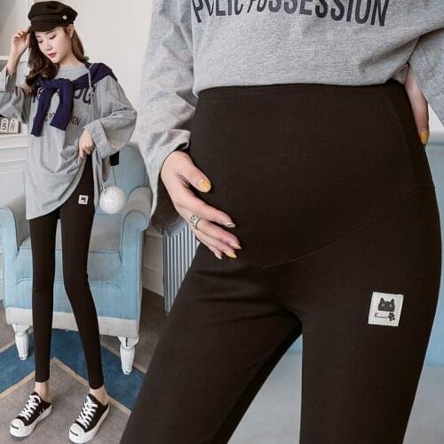 Summer Maternity Leggings High Waist Pregnancy Belly Pants Trousers Clothing for Pregnant Women Pants Clothes M - 2XL Plus Szie