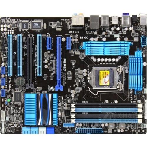 For Asus P8P67 Desktop Motherboard P67 Socket LGA 1155 i3 i5 i7 DDR3 32G ATX UEFI BIOS Original Used Mainboard On Sale