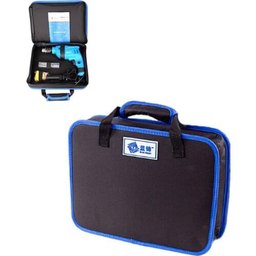 Multifunction Home Tool Bag 350x270mm Electrician Electric Drill Storage Canvas Thickening Toolbox Instrument Case