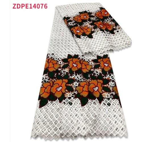 Fashion Love Pattern Wax African Water Soluble Embroidered Lace Party Pagani African Lace Fabric