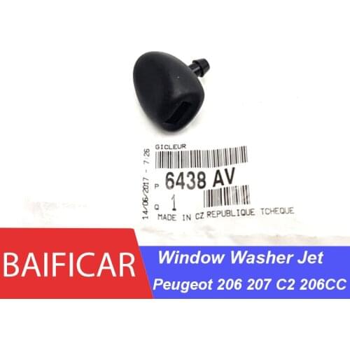 Baificar Brand New Genuine Front Window Washer Jet Spray Nozzle 6438AV For Peugeot 206 207 C2 206CC