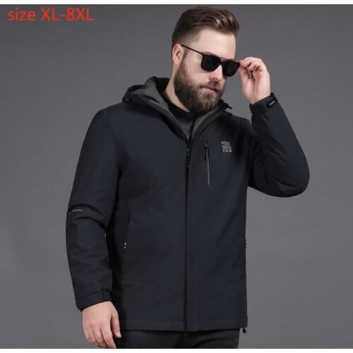 New Arrival Autumn And Thickened Padded Jacket Csuper Large Thick Casual Men Winter Coat Plus Size L-5XL 6XL 7XL 8XL
