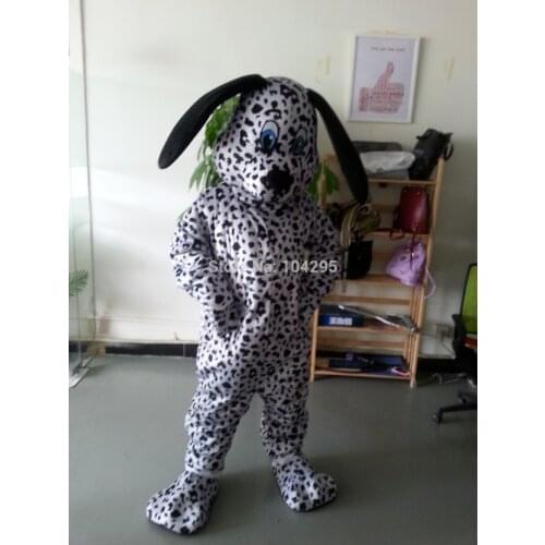 Ohlees Christmas Xmas Dalmatians Spotted dog character mascot costumes Halloween adults size costomize free shipping
