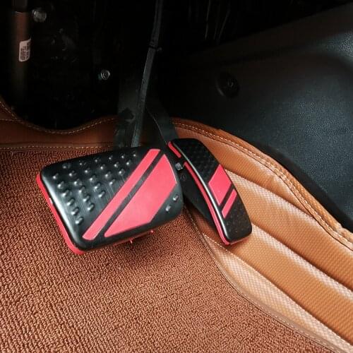 Stainless Steel Car Foot Pedal Fuel Accelerator Gas Pedal Brake Pedal Cover Pad for Chevrolet Orlando 2018 2019 2020 Accessories