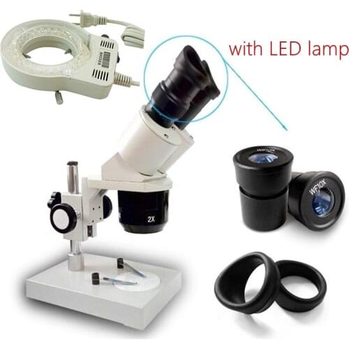 Mobile Repair Professional Binocular Stereo Microscope Industrial Inspection Tool with LED Light