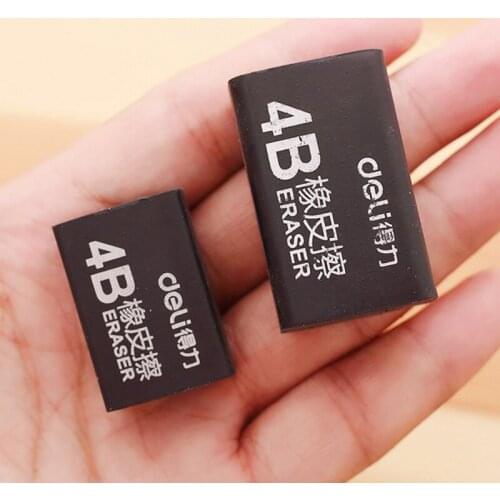 30Pcs Soft 4B Black Rubber Erasers School Pencil Eraser Art Class Draw Sketch Homework Correction Eraser Office Supplies 7546