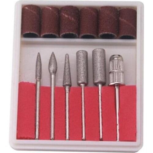 Grinding Cutter Burr Nail Art Tools Hot Sale 6 Types Steel Nail Drill Bit For Electric Manicure Machine Accessories