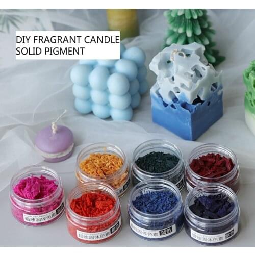 Candle Solid Pigment DIY Candle Pigment Wax Pigment 10g Scented Candle DIY Material Candle Making Supplies Diy Candle Kit